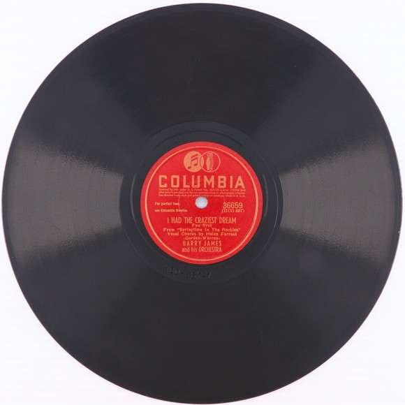 Harry James - I Had The Craziest Dream / A Poem Set To Music 78 rpm Record 36659 - Picture 2 of 15